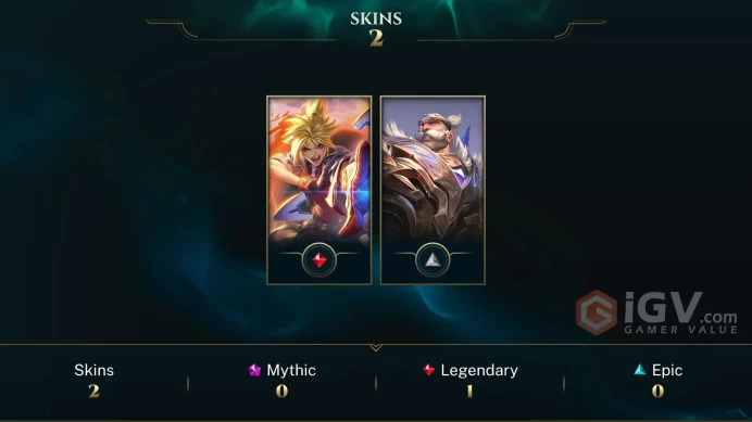[EUW] | Gold  | Champion 25   | SKIN1  | 25K BE   | Full Access | Instant Delivery |Unverified Email | Y6