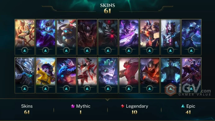 QuickACC I NA IRON1 (1W0L) I 61 Perfect Skin I 60 Champ I Full ACCES I INSTANT DELIVERY I SAFE