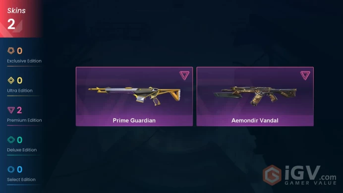 EU 2 skins | Aemondir Vandal | Prime Guardian | V0572