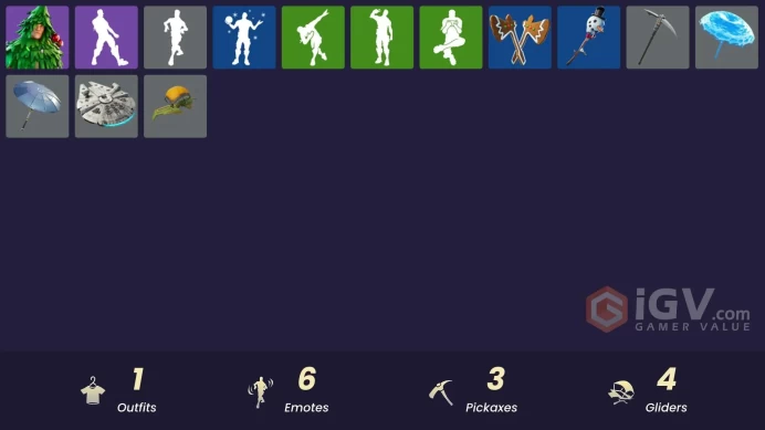 [PSN/XBOX/PC] 1 skins | Lt. Evergreen | The Sith | Re-gifter | 2020 Kickflip | Clawz Retro | Snowy | Shortbread Slicers | Boogie Down