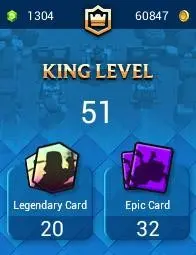 Clash royal (Android/iOS) KT 15 - lvl 51 - Cards121 /121/ Max Card 26/lvl 13 /19 evo card5/Emote 71 / skin tower 10 /Fast delivery/Cheap sale