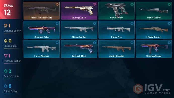 EU | VP 125 | LVL 47 | Prelude to Chaos Vandal | Sovereign Ghost | Venturi Marshal | Venturi Frenzy | Infantry Operator | 9 Lives Phanto | V0373