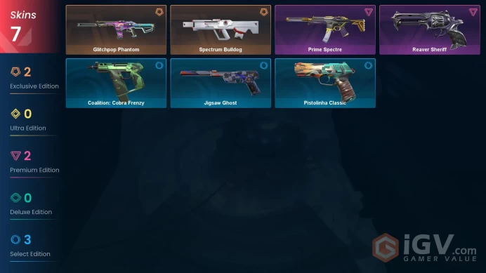 | AP | 7 SKINS | VALUE: 8400 VP | Spectrum Bulldog | Glitchpop Phantom | RANKED READY | 93 LEVEL | INSTANT DELIVERY | FULL ACCESS | FsiaZ |