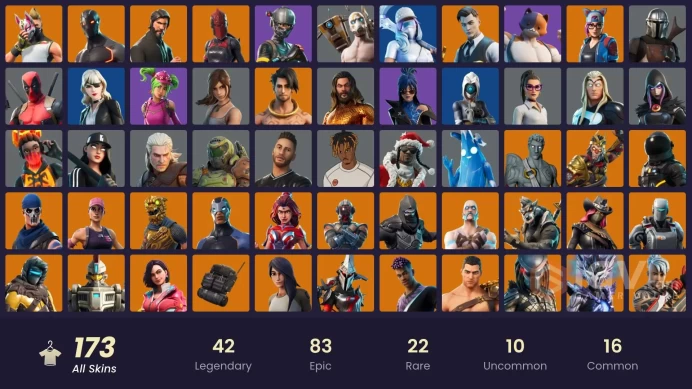 [PC] 174 skins | OG STW | The Reaper | Elite Agent | Gold Meowscles | Gold Midas | Leviathan Axe | Y444