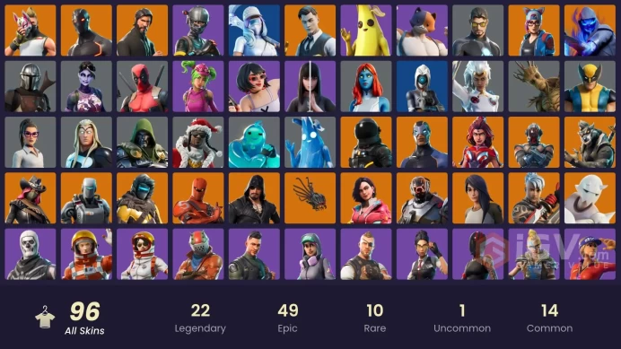 The Reaper, Elite Agent, Take the L, Mako, Midas Gold, Drift Stage 5 | 96 Skins [Full Access] Psn,Xbox,PC