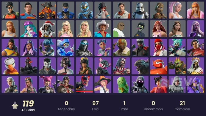 [Code 9997] [PC] 110 skins | Apprentice Evie | Captain Phasma | Poe Dameron | Wookiee Team Leader | Sub-Zero (MK3) | UNSC Spartan | Rap Princess