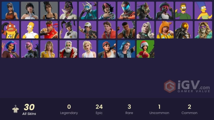 | 30 SKINS | RENEGADE RAIDER | FULL ACCESS | EMAIL CHANGEABLE | INSTANT DELIVERY | CHEAP PRICE + MORE VBUCKS