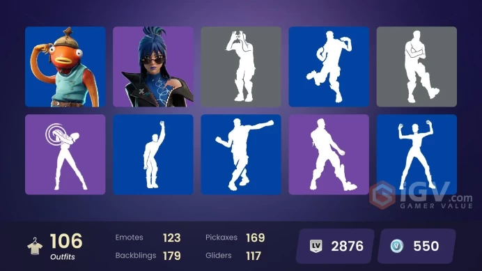 106 skins [All Platforms] Joltara | Peter Griffin | Omegarok | Ascendant Midas | Zeus | Spectra Knight | 550 VB | Instant Delivery