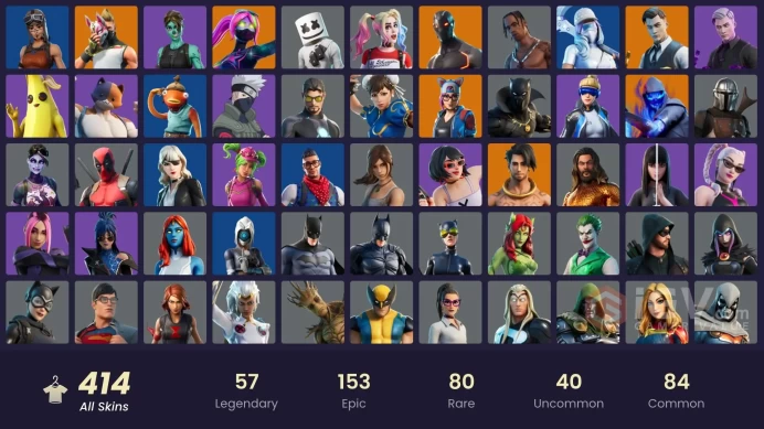 [PC/PSN/XBOX] 414 skins | Deluxe STW | Travis Scott |Point It Out| Verve | Candy Axe | Chun-Li | Lara Croft | Harley Quinn