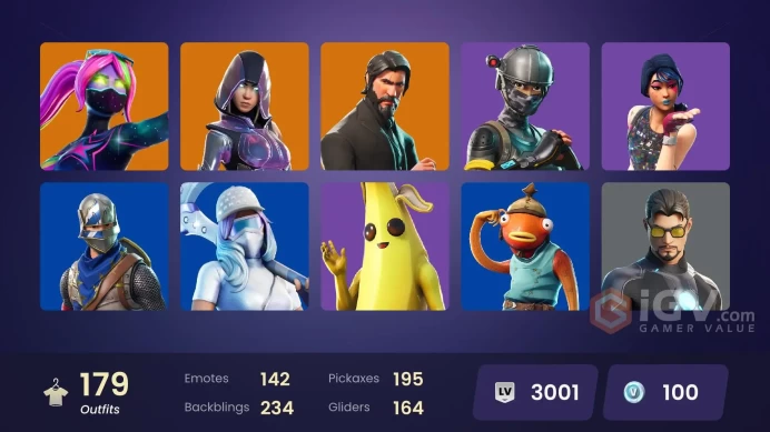 FA / 175 SKINS / SPARKLE SPECIALIST / THE REAPER / GLOW / BLUE SQUIRE