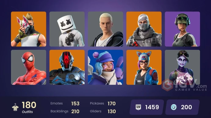 (PC PSN XBOX) 180 skins | Trailblazer | Havoc | Sub Commander | Blackheart | The Origin | The Foundation | The Imagined | Spectra Knight / MARSH