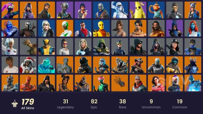 FA / 175 SKINS / SPARKLE SPECIALIST / THE REAPER / GLOW / BLUE SQUIRE