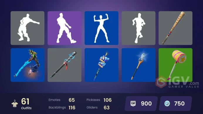 | PC/XBOX | 61 SKINS | Omegarok | Spectra Knight | Joltara | Medusa | Kendo | Yulejacket | Dynamo TNTina | Yoo-mi | Daigo | 700 VBUCKS | FvT5t |