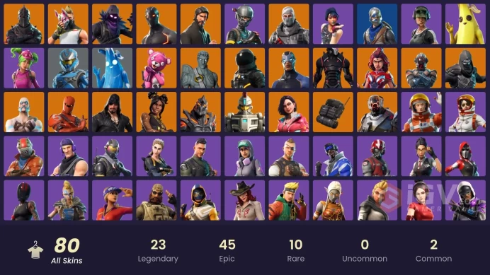 [PC] 79 skins | Black Knight | Sparkle Specialist | The Reaper | Blue Squire | Royale Knight | Elite Agent | Blue Team Leader | 300 VB