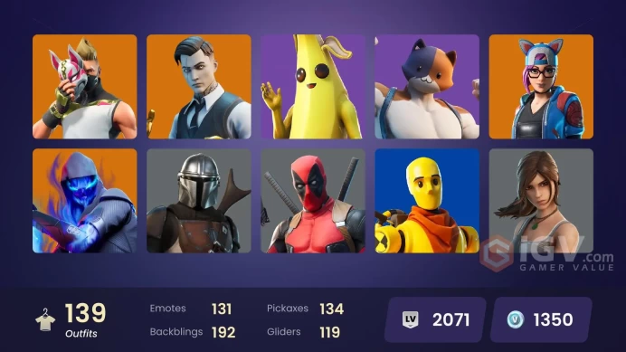 [PC/PSN/XBOX] [MAIL CHANGEABLE| 139 skins | Deluxe STW | Lara Croft | Reaper Axe |Point It out | Luagh It Up| Hot Marat | 1300 VB