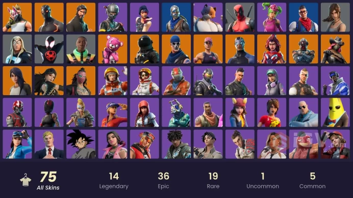 [PC/XBOX] 76 skins | OG STW | Sparkle Specialist | The Reaper | Blue Squire | Royale Knight | Elite Agent | Y447