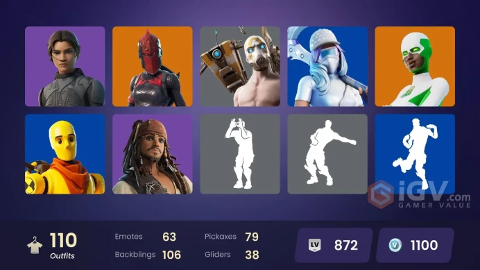 [ALL PLATFORMS]-110 Skin-Unchained Ramirez-Psycho Bandit-Backlash-Platinum Billie Eilish-Fashion Banshee-FULL ACCESS-BEST SELLER-
