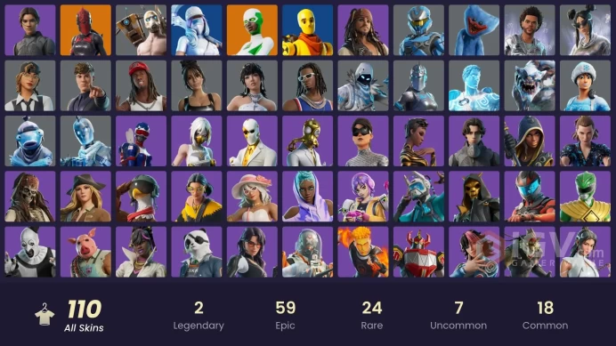 [ALL PLATFORMS]-110 Skin-Unchained Ramirez-Psycho Bandit-Backlash-Platinum Billie Eilish-Fashion Banshee-FULL ACCESS-BEST SELLER-