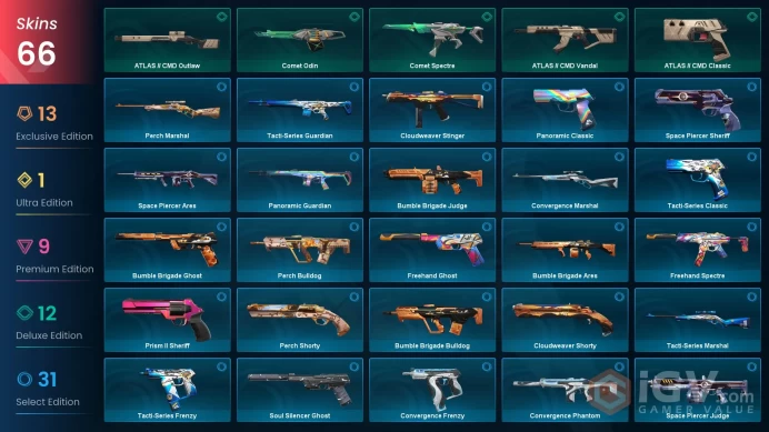 EU | Champions 2024 Bundle, Nocturnum Scythe, Evori Dreamwings Vandal, Prelude to Chaos Vandal, Spectrum Phantom, Reaver Ghost