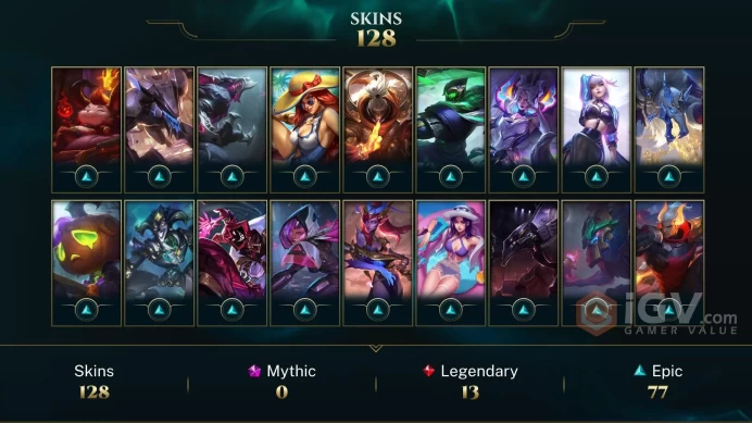 [LAN] - League of Legends | SKINS [133] | Champions [131] | LVL [344] | Full access + mail |