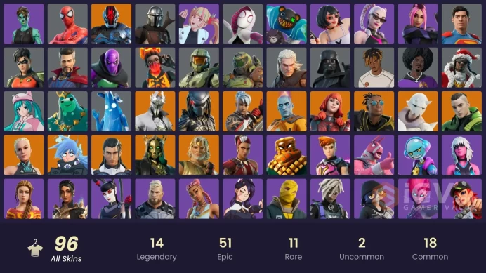 | PC/PSN/XBOX | 96 SKINS | Malik | The Foundation | Predator | Mandalorian | The Imagined | Zeus | Ronin | Snap | Hades | 1750 VBUCKS | FyAP0 |