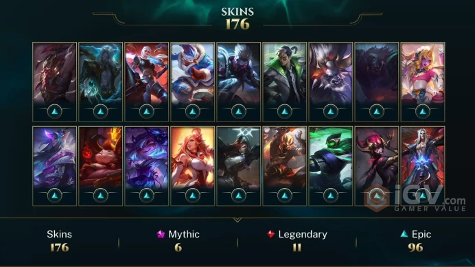 Euw S16 Split 2! Emerald 4 176 Skins 68.4K Be + Valorant Account with paid skins