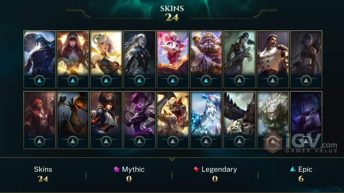 EUW / BRONZE 2 %0WR - 51 Champ - 24 Perfect Skins(6 Epic) - 9.3K BE - HONOR 4 - S11 ACC - UNVERIFIED MAIL - FULL ACCES -CHEAP