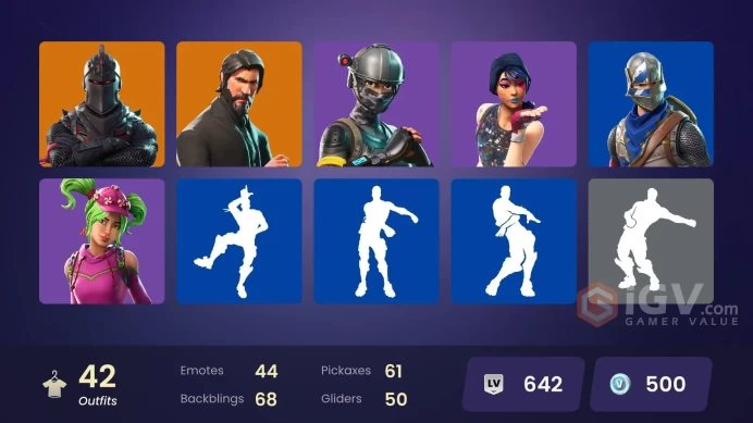 [PC] 42 skins | Black Knight | Sparkle Specialist | The Reaper | Blue Squire | Royale Knight | Elite Agent | Rogue Agent | Carbide | 500 VB