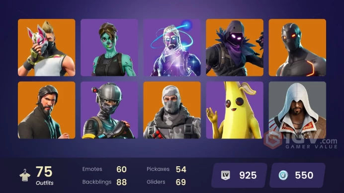 [PC/XBOX] 75 skins | Galaxy | The Reaper | Elite Agent | Blue Team Leader | Omega (stage 5) | Y456