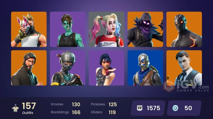 FA / 154 SKINS / SPARKLE SPECIALIST / THE REAPER / BLUE SQUIRE / ROYALE KNIGHT / ELITE AGENT / WORLD CUP / OMEGA (STAGE 5) / OG STW /