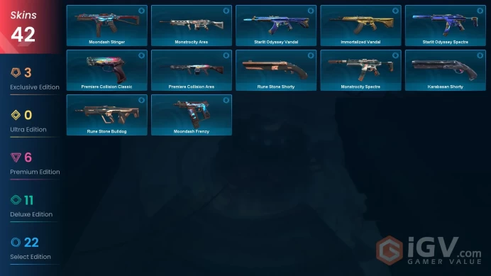 EU - LVL 103 - Unranked - 3 Knifes - 42 Skins (~19,550 VP) Black.Market Butterfly Knife, Obsidiana, Onimaru Kunitsuna, Black.Market Classic, Nep