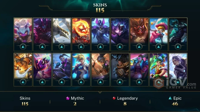 EUNE 108 Skins 172 Champs | Three Honors Shen | Lion Dance Kog'Maw | Muay Thai Lee Sin | Firecracker Sett | FPX Malphite | A9799