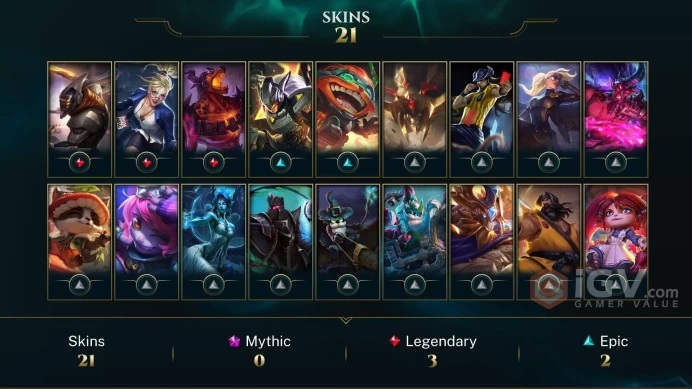 EUW League Account: +21 Skins | Full Access | Instant Delivery!