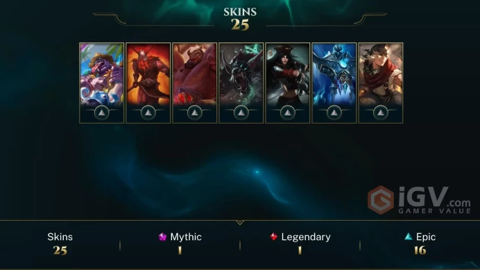 EUNE  Unranked // ✨ +79 Champion / 13940 BE / +25 Skins / 197 Level / Full Access /  Click for Full Details