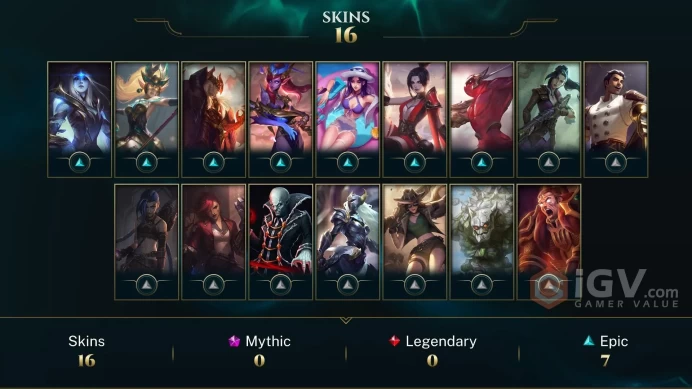 EUNE  Unranked // ✨ +58 Champion / 2619 BE / +16 Skins / 80 Level / Full Access /  Click for Full Details