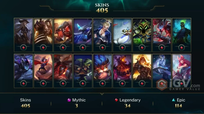 NA - 173 LVL~ 450 Skins/Chromas - All Champions - Prestige True Damage Senna - Prestige Coven Zyra - Elementalist Lux - Dawnbringer Soraka DY172