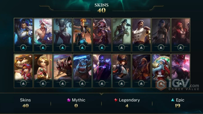 EUNE Unranked //  +67 Champion / 6785 BE / +40 Skins / 102 Level / Full Access  Click for Full Details