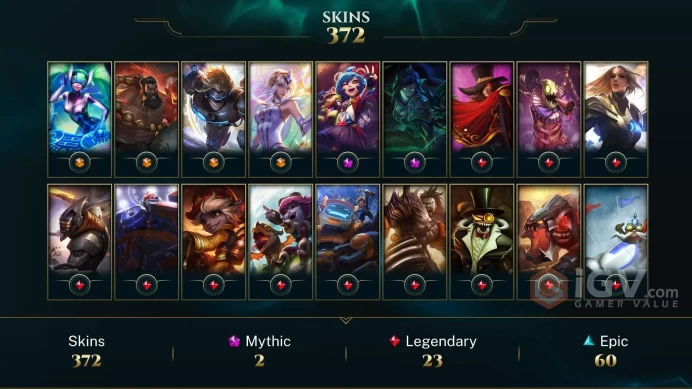 EUW ~ 400 Skins/Chromas - All Champions - ADC Main - Soulstealer Vayne - Empyrean Pyke - Elementalist Lux - Pulsefire Ezreal - 18 Runes - DY30