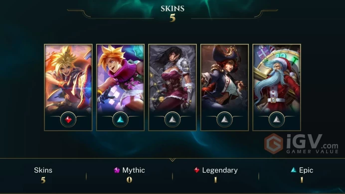 NA Unranked // ✨ +28 Champion / 5840 BE / +5 Skins / 41 Level / Full Access / Click for Full Details