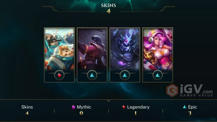 LAN IRON1 (1WIN0LOSE) - 5 SKIN -  48 CHAMP - FULL ACCES - SAFETY - ISNTANT DELIVERY