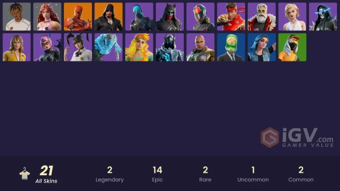Fortnite Account [PC] 21 skins | Hybrid | Blackheart | Chappell Roan | Slayer Juice WRLD | Burnoff | The Bride | Gale | Yuki Yubari | Lt. Winter