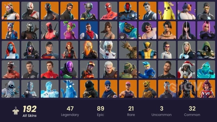 FA - [PSN/XBOX/PC] 191 skins | OG STW | The Reaper | Elite Agent | Blue Team Leader | Omega (stage 5) | Gold Kratos | Prodigy | Carbon Commando 
