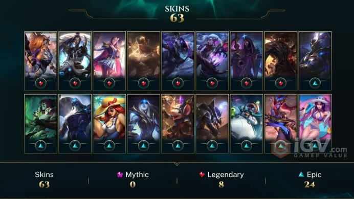 LAN BRONZE 1 (1WIN0LOSE) I 63 SKIN I 105 CHAMP I 104 ICON I FULL ACCES I INSTANT DELIVERY I SAFETY