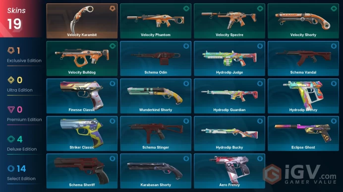 [NA] 19 SKINS |   Ranked Ready Current rank
