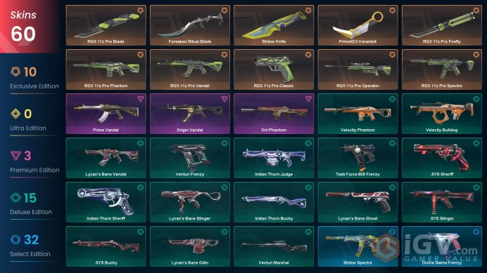 Na-Usa-Can Lvl 60 | Rgx Bundle | Prime//2.0 Karambit | Prime Vandal | Oni Phantom | +60 Skins | Unranked | Full Access | 24/7 Chat