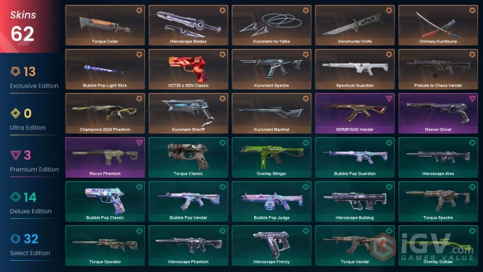Na-Usa-Can | Kuronami no Yaiba | XEROFANG + Prelude To Chaos Vandal | Champions 2024 Phantom | 61 Skins | Level 103 | Full Access