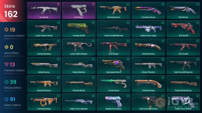Eu-Turkish | Champions 2023 Bundle | Ion Bundle | RGX 11z Pro Bundle | Prime Vandal | BlastX Phantom | 162 Skins | Level 526 | Full Access