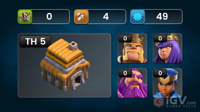M30◆World Rare Th 5 Max◆Legend League Trophy 5007◆Full Obstacles, Old Stone, Statue, Xmas Tree◆5 Builder◆Fully Safe Account