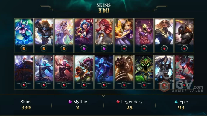 EUW - Platinum 2019 - Gold 2021 - 330 Skins - Support Main - Prestige Battle Academia Lux - Elementalist Lux - Dawnbringer Soraka - DY191