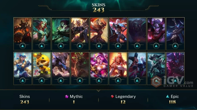LAN - BRONZE 2 %0WR - 172 Champ - 243 Good Skins(1 Ultimate, 1 Mythic, 12 Legendary, 118 Epic) - 79K BE -  S4 ACC - HANDMADE - FULL ACCES-CHEAP